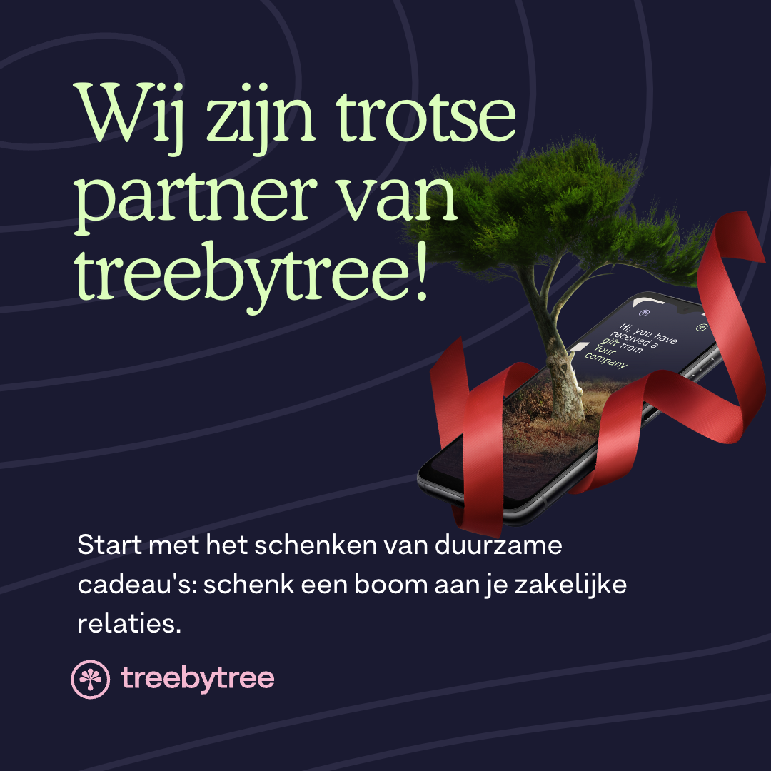 Wij zijn trotse partner van treebytree.