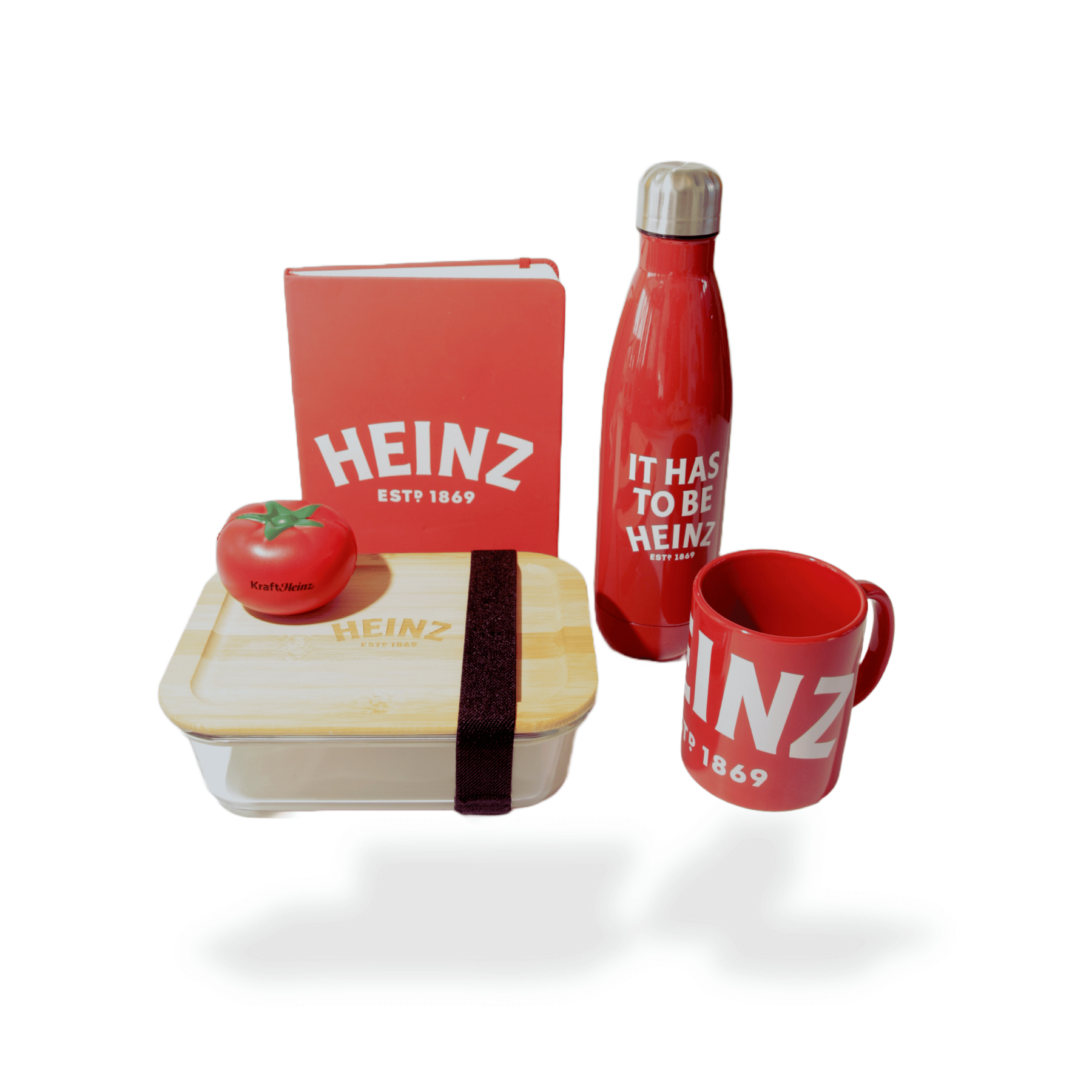Merchandise met bedrukking van Kraft Heinz logo