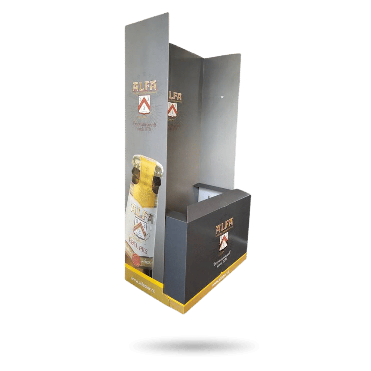 POS materiaal - display Alfa Bier